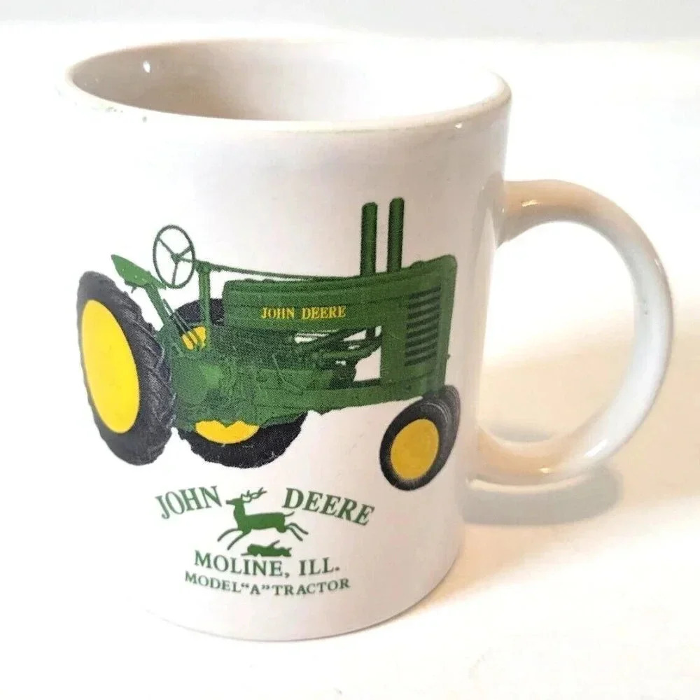 John Deere Model A Tractor Coffee Mug Cup Moline Illinois Officially Licensed